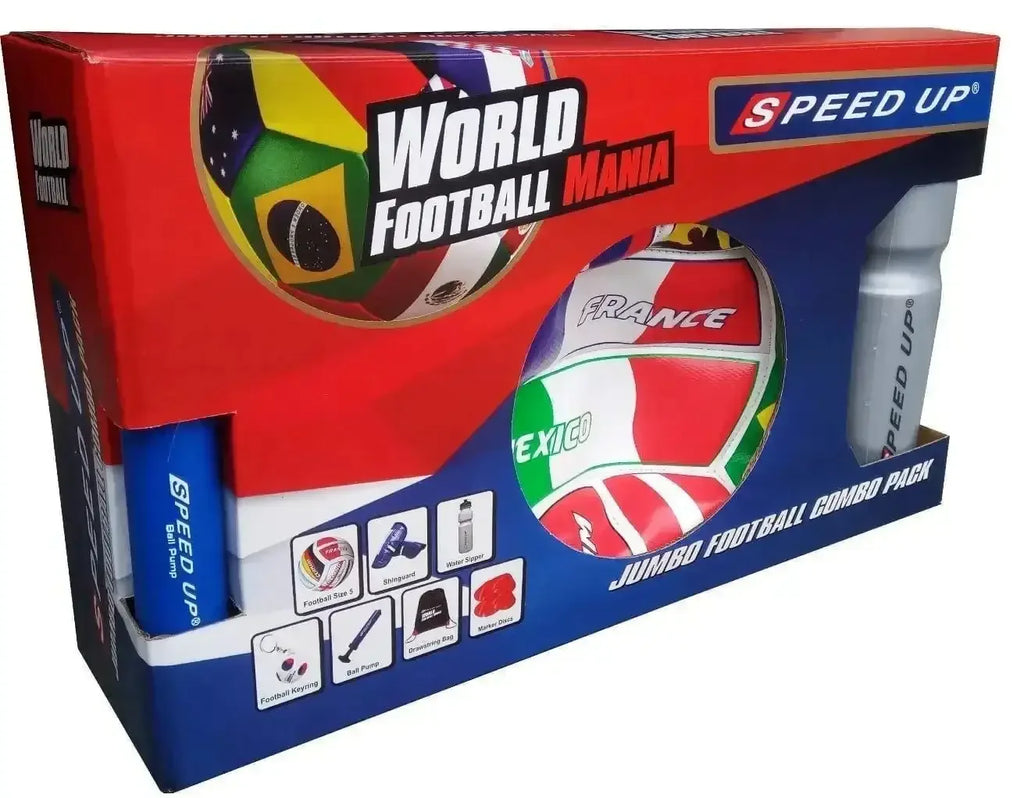 SpeedUp Complete Football Training & Play Kit – 7 Piece Set for Practice & Fun - Naivri