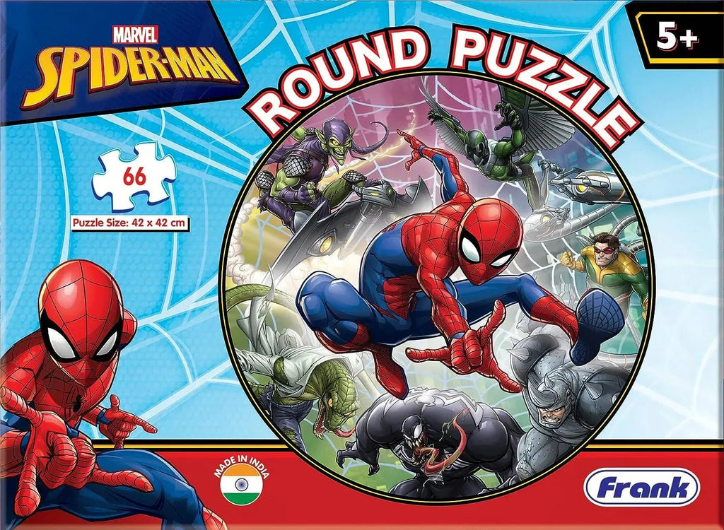 Spiderman Round Puzzle 66 Pcs 90160 - Naivri