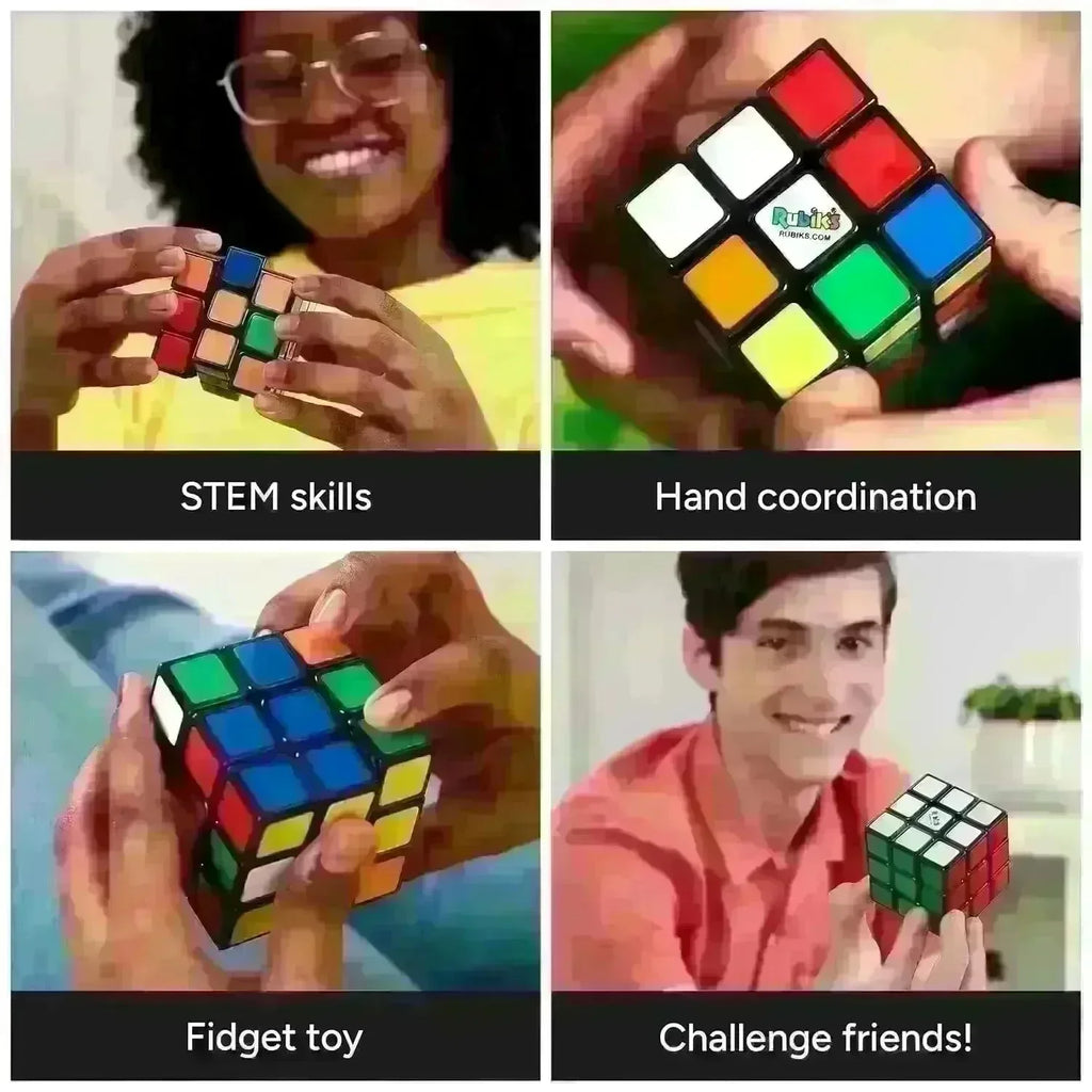 Spinmaster Rubik’s Cube 3x3 – The Original Puzzle Cube That’s Still a Global Classic - Naivri