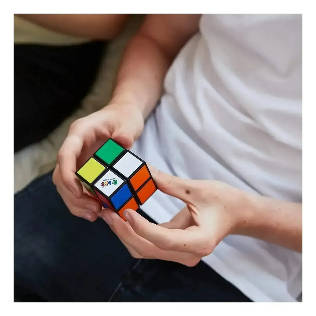 Spinmaster Rubik's Mini 2*2 – Classic Puzzle, Pocket-Sized Powerhouse! - Naivri