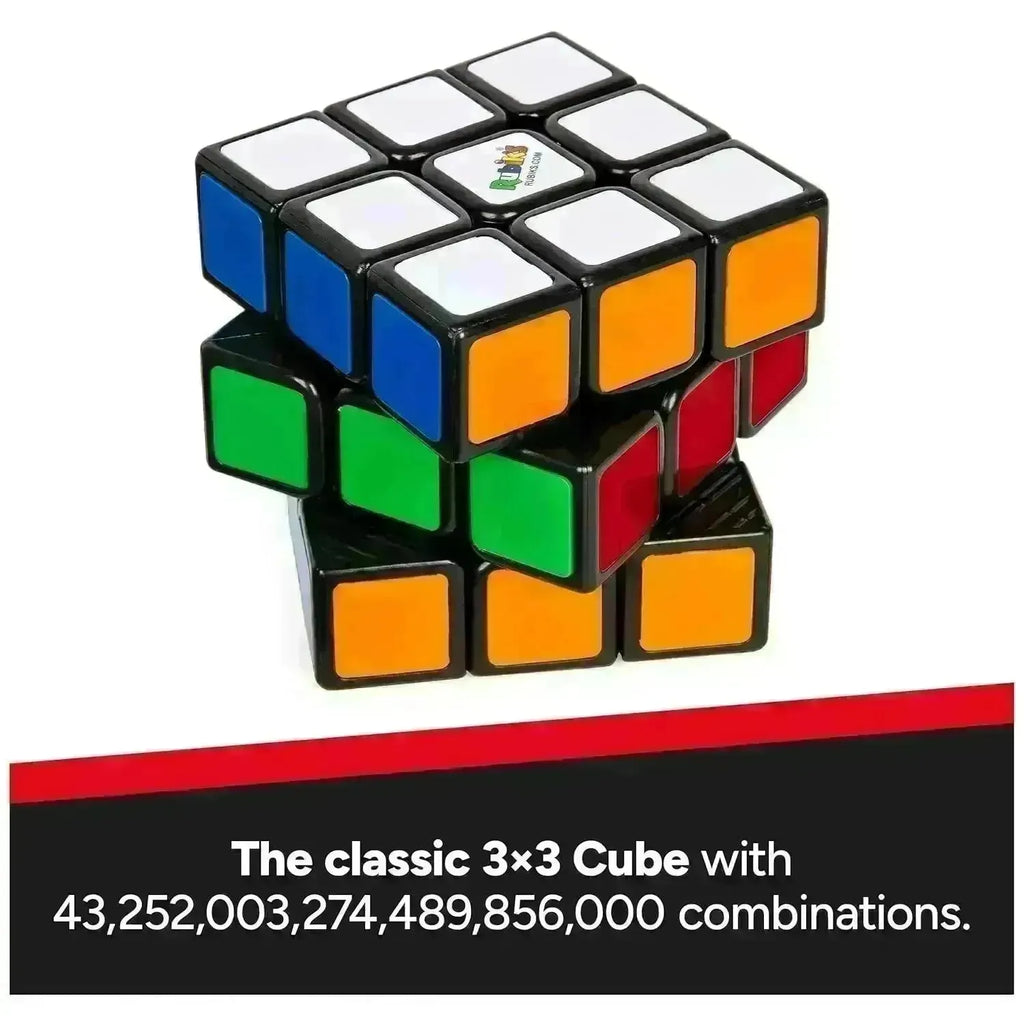 Spinmaster Rubiks Cube, The Original 3X3 Colour - Naivri