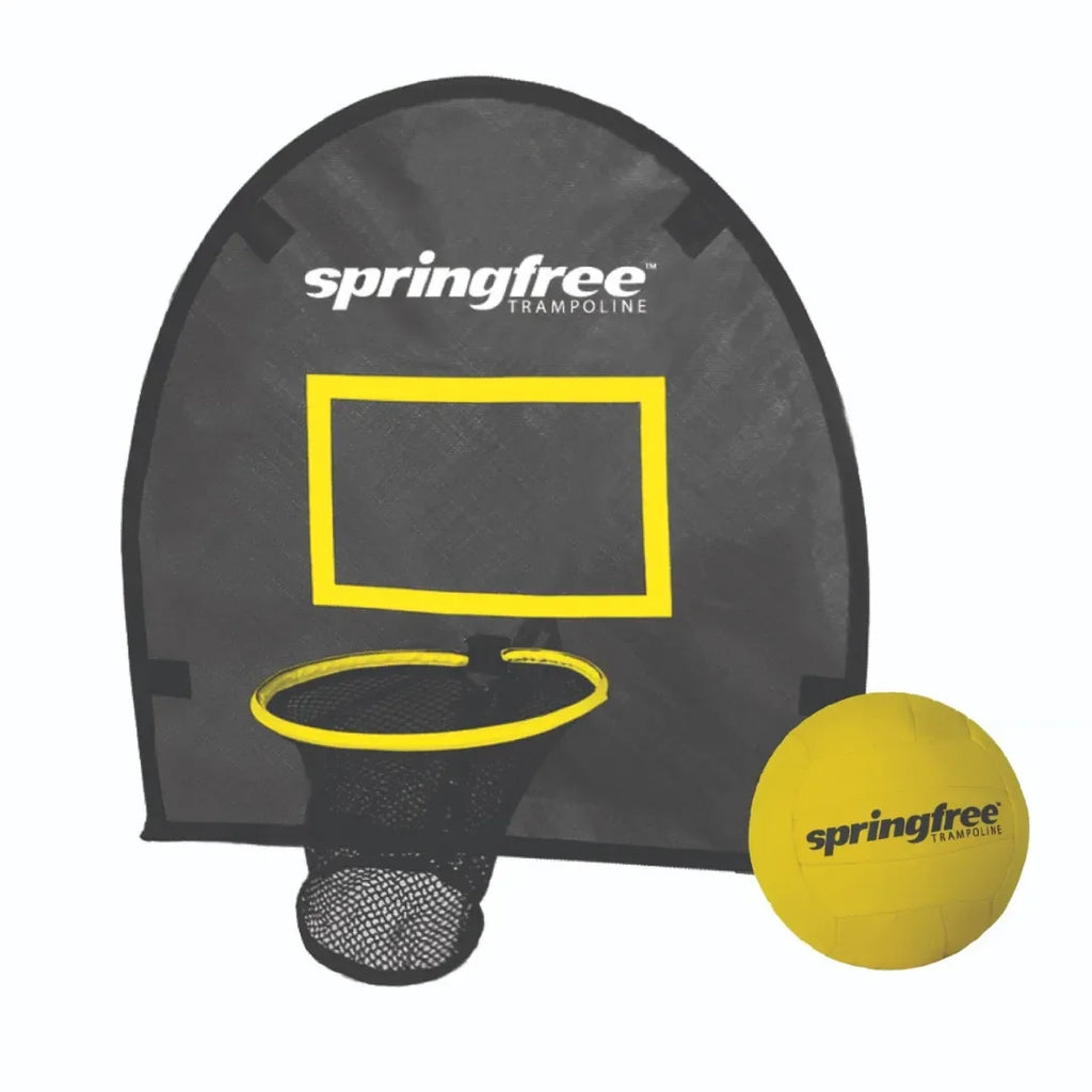 Springfree FlexrHoop Trampoline Basketball Accessory | Slam Dunk Fun for All Ages - Naivri