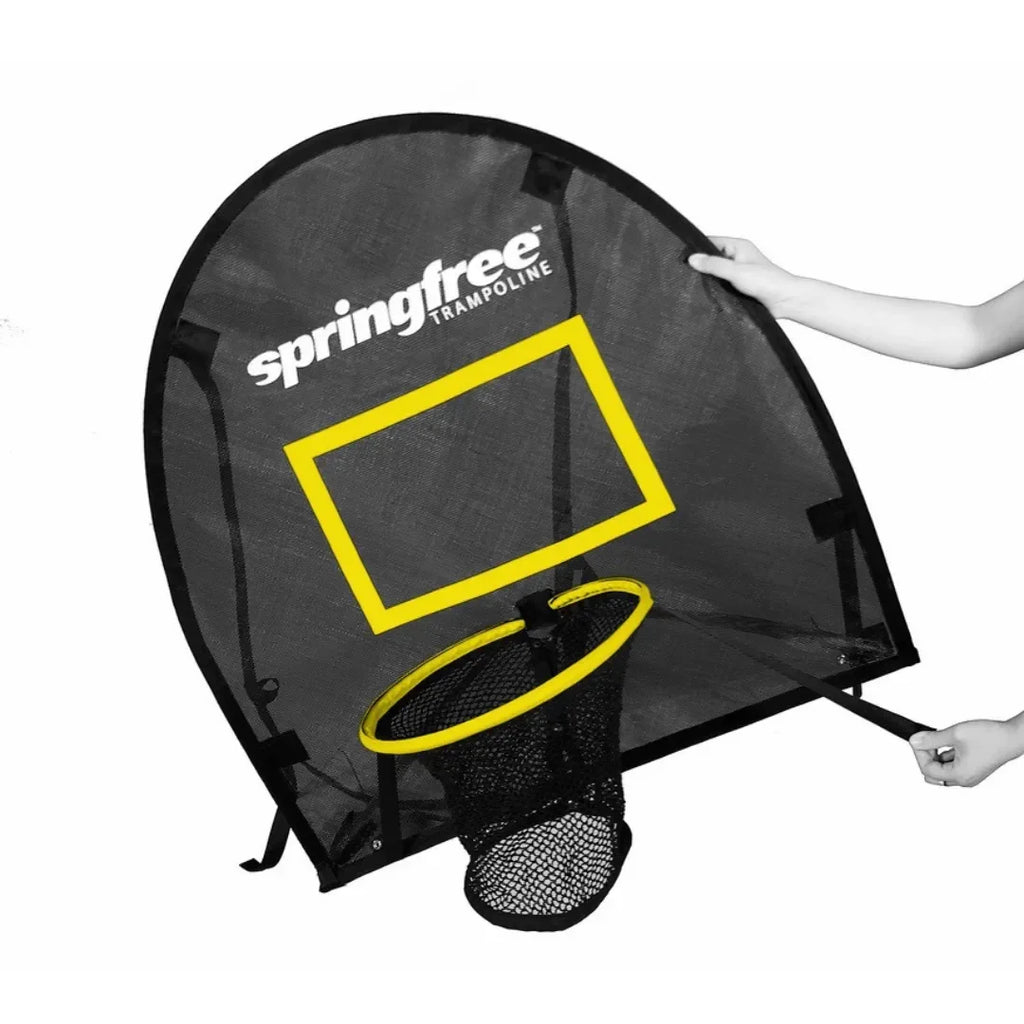 Springfree FlexrHoop Trampoline Basketball Accessory | Slam Dunk Fun for All Ages - Naivri