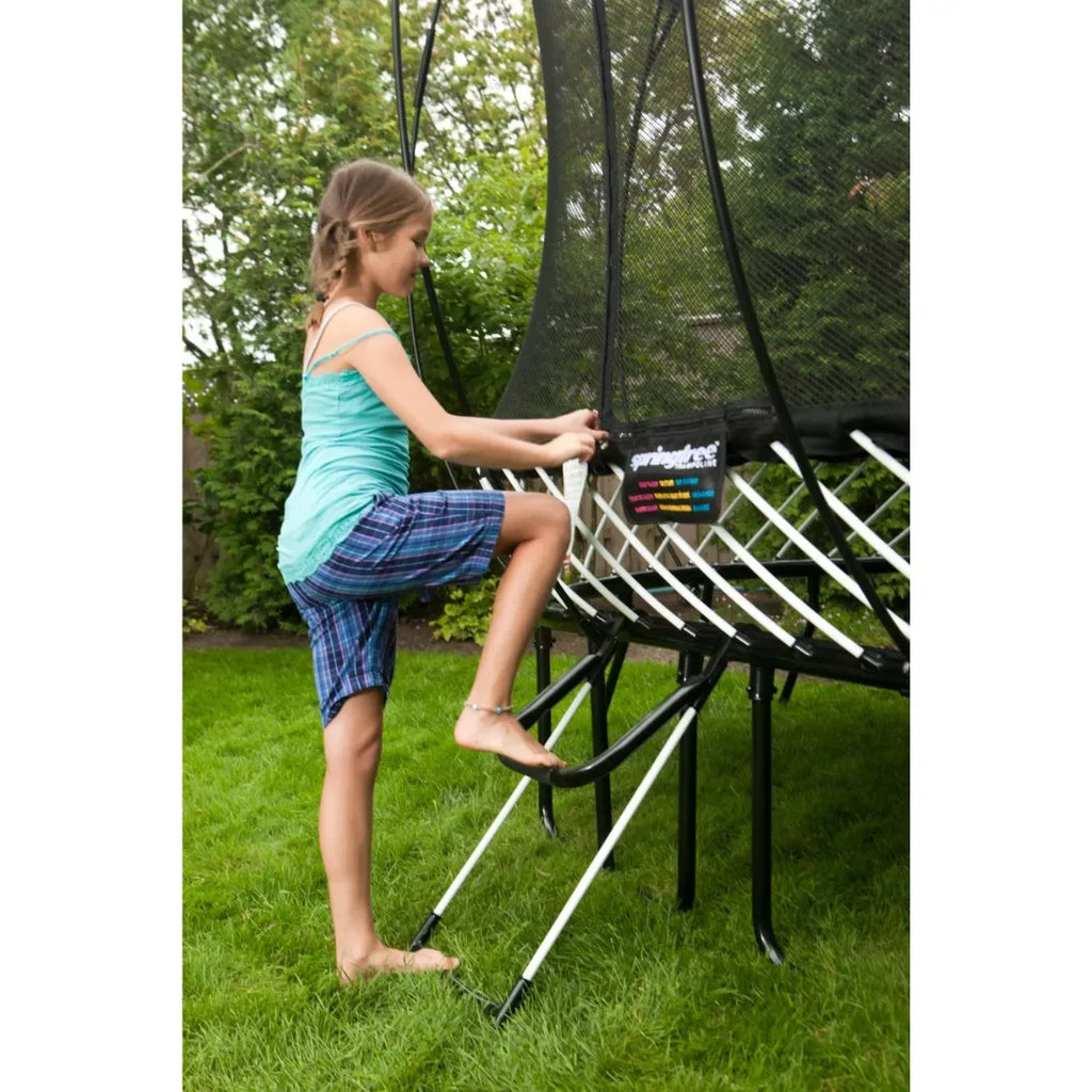Springfree FlexrStep Trampoline Ladder Accessory – Flexible Safe Step with Locking System for All Springfree Trampolines - Naivri