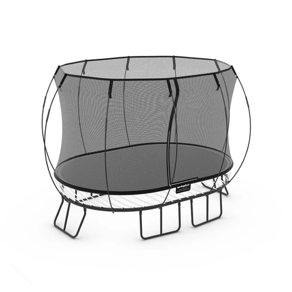 Springfree Medium Oval Trampoline with Enclosure - Naivri