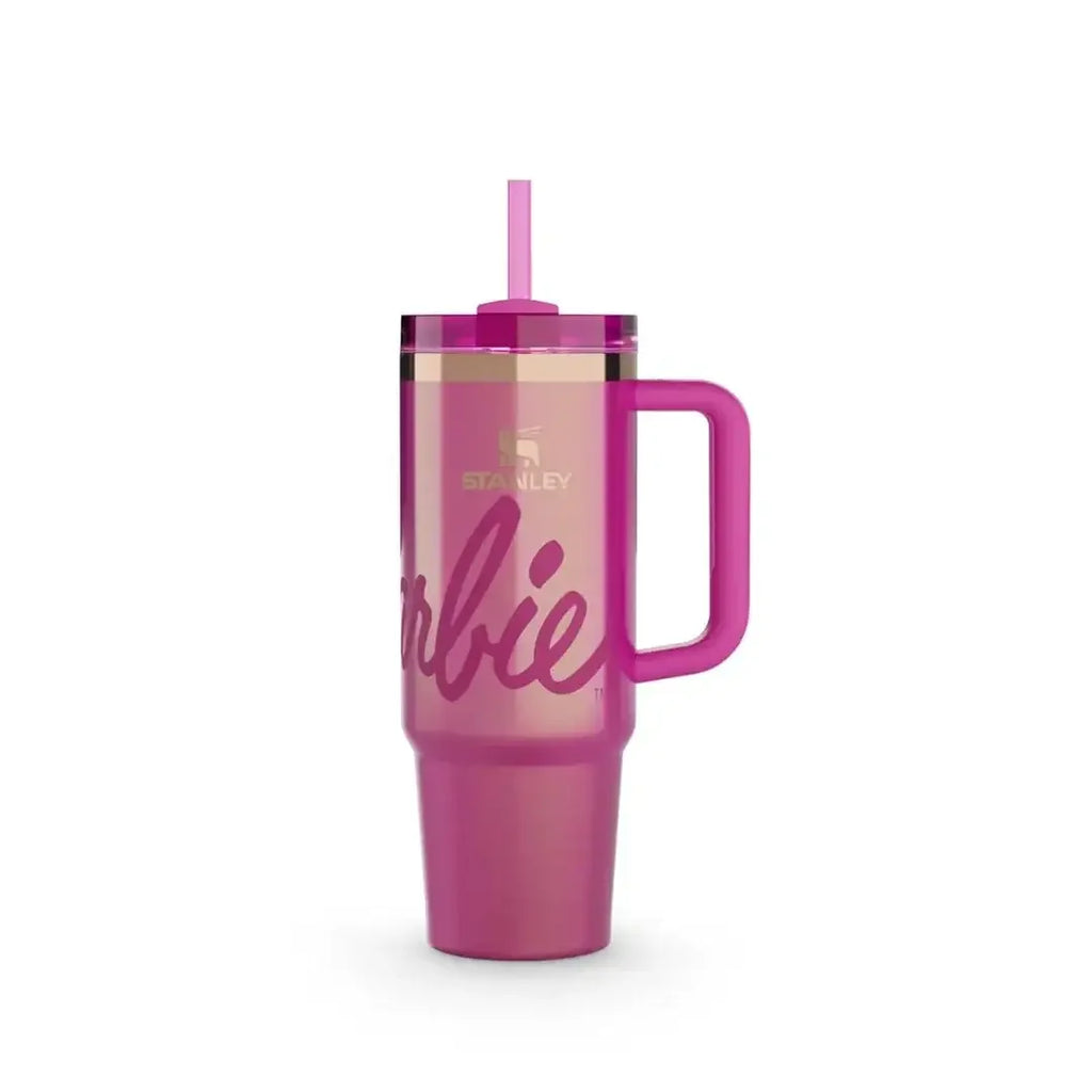 Stanley Barbie FlowState Stainless Steel Tumbler – 40 oz, Ages 8+ - Naivri