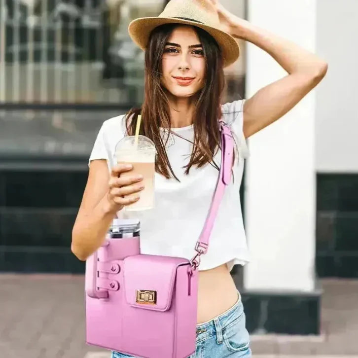 Stanley Cup Crossbody Handbag – Carry Your Tumbler in Style - Naivri