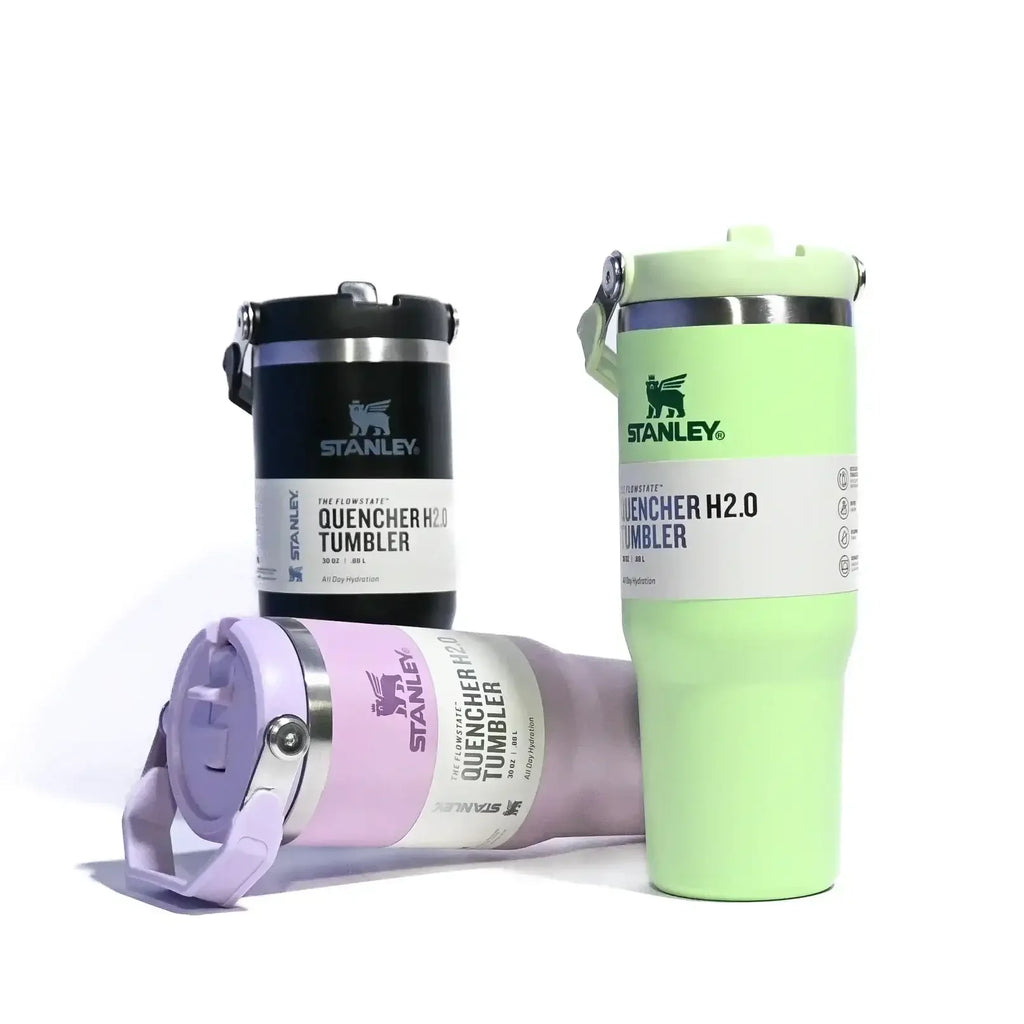 Stanley FlowPro 30 oz Stainless Steel Tumbler – Ages 8+ - Naivri