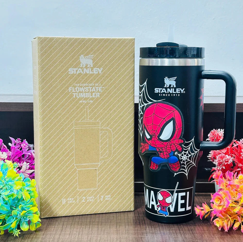 Stanley × Marvel Spiderman Quencher Tumbler – 40oz | Limited Edition - Naivri