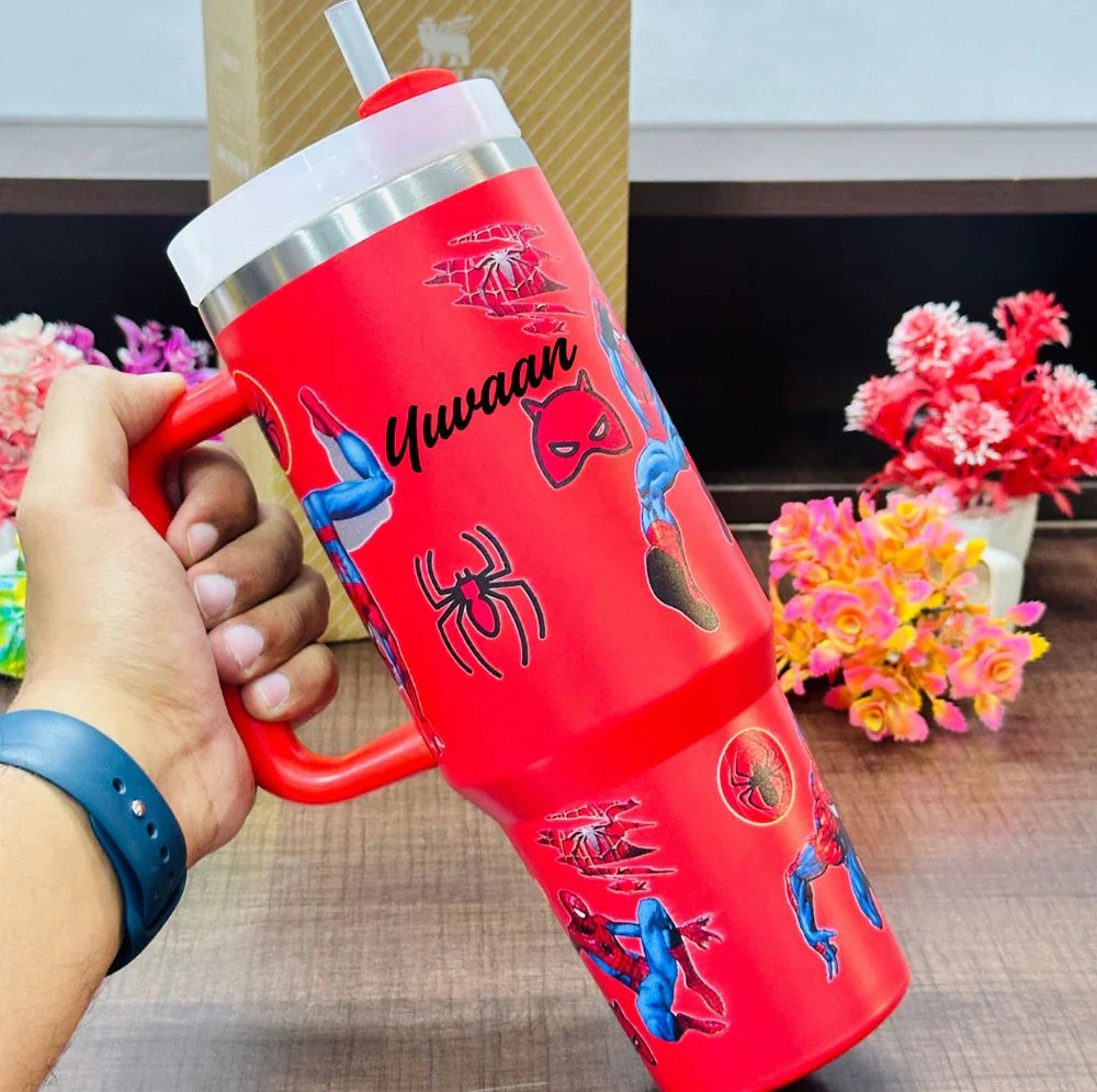 Stanley × Marvel Spiderman Quencher Tumbler – 40oz | Limited Edition - Naivri