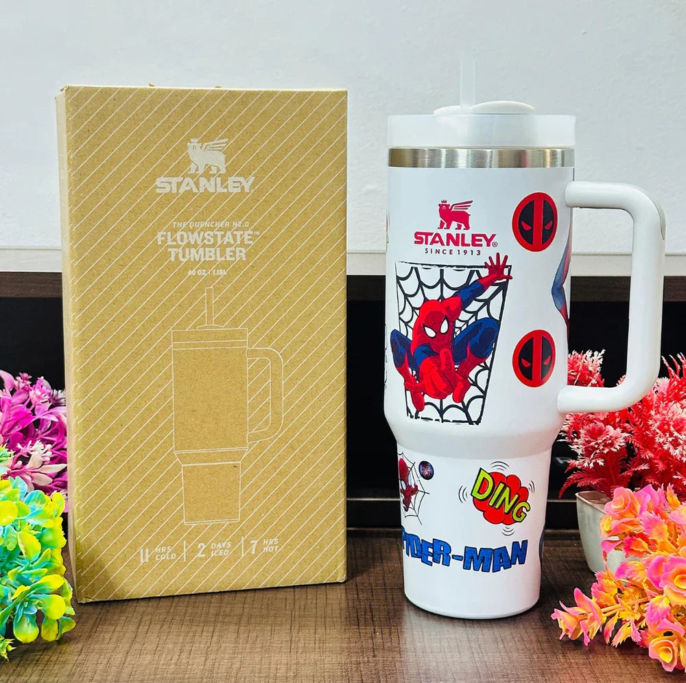 Stanley × Marvel Spiderman Quencher Tumbler – 40oz | Limited Edition - Naivri