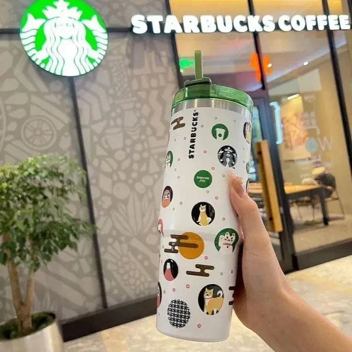 Starbucks - Cute Cat Tumbler - Naivri