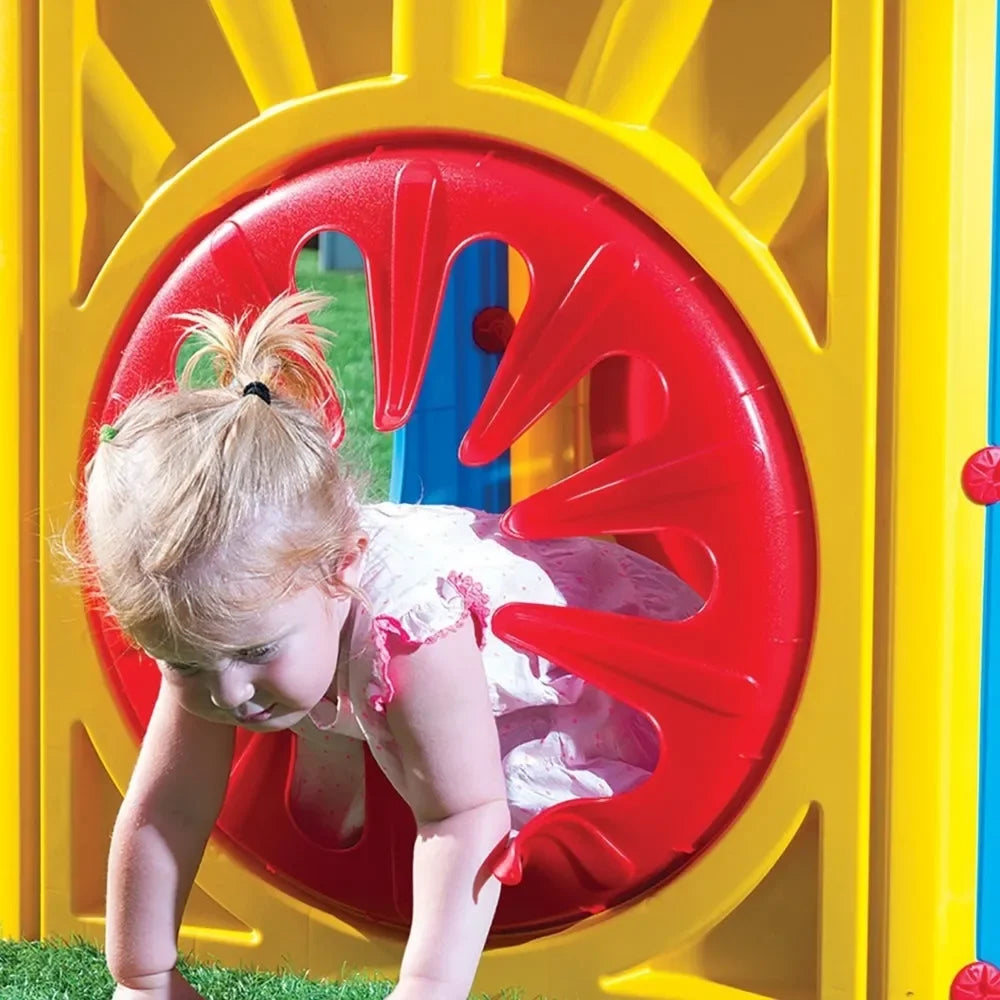Starplay Activity Cube with Flex Tunnel – Modular Indoor & Outdoor Playhouse for Toddlers and Kids - Naivri
