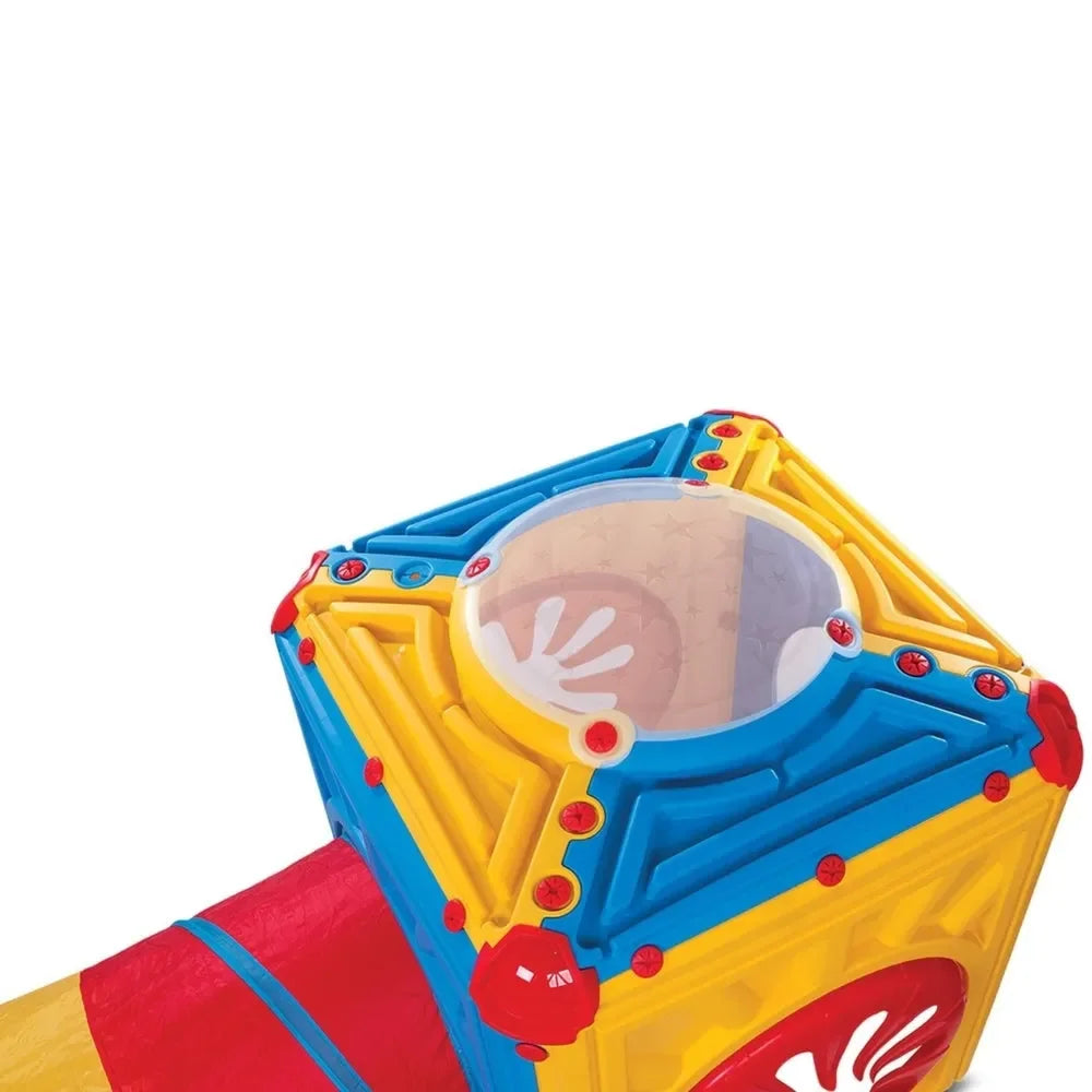 Starplay Activity Cube with Flex Tunnel – Modular Indoor & Outdoor Playhouse for Toddlers and Kids - Naivri