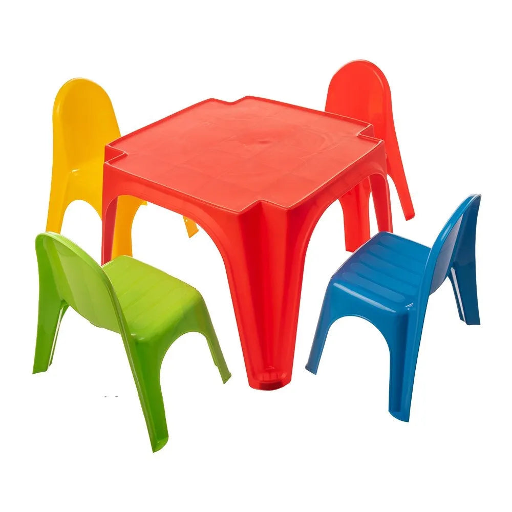 Starplay Keren set: 1 Table & 4 Chairs - Naivri