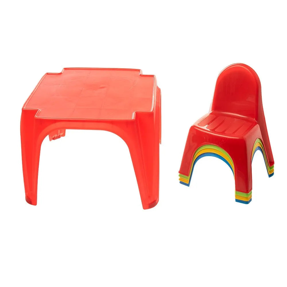 Starplay Keren set: 1 Table & 4 Chairs - Naivri