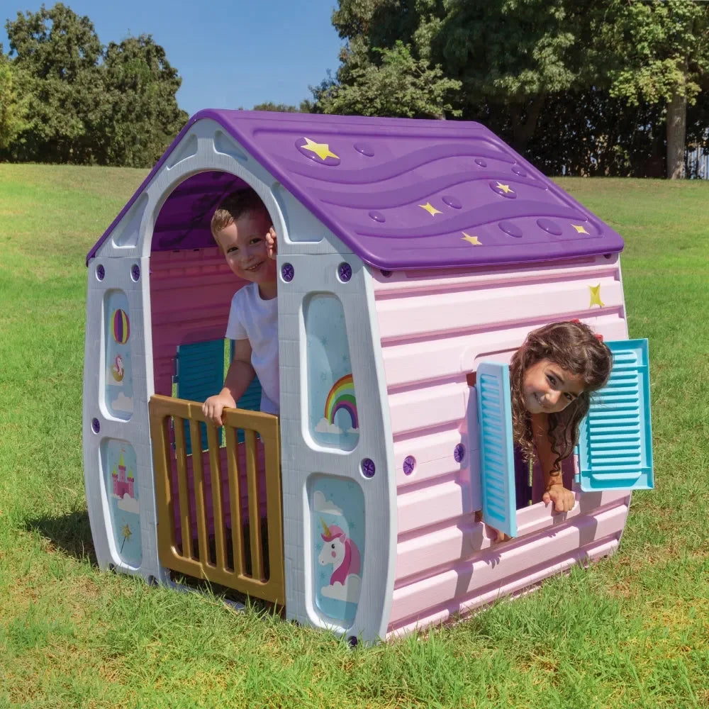 Starplay Unicorn Magical Playhouse – Imaginative Indoor & Outdoor Toy House for Toddlers (Ages 1.5 to 4 Years) - Naivri