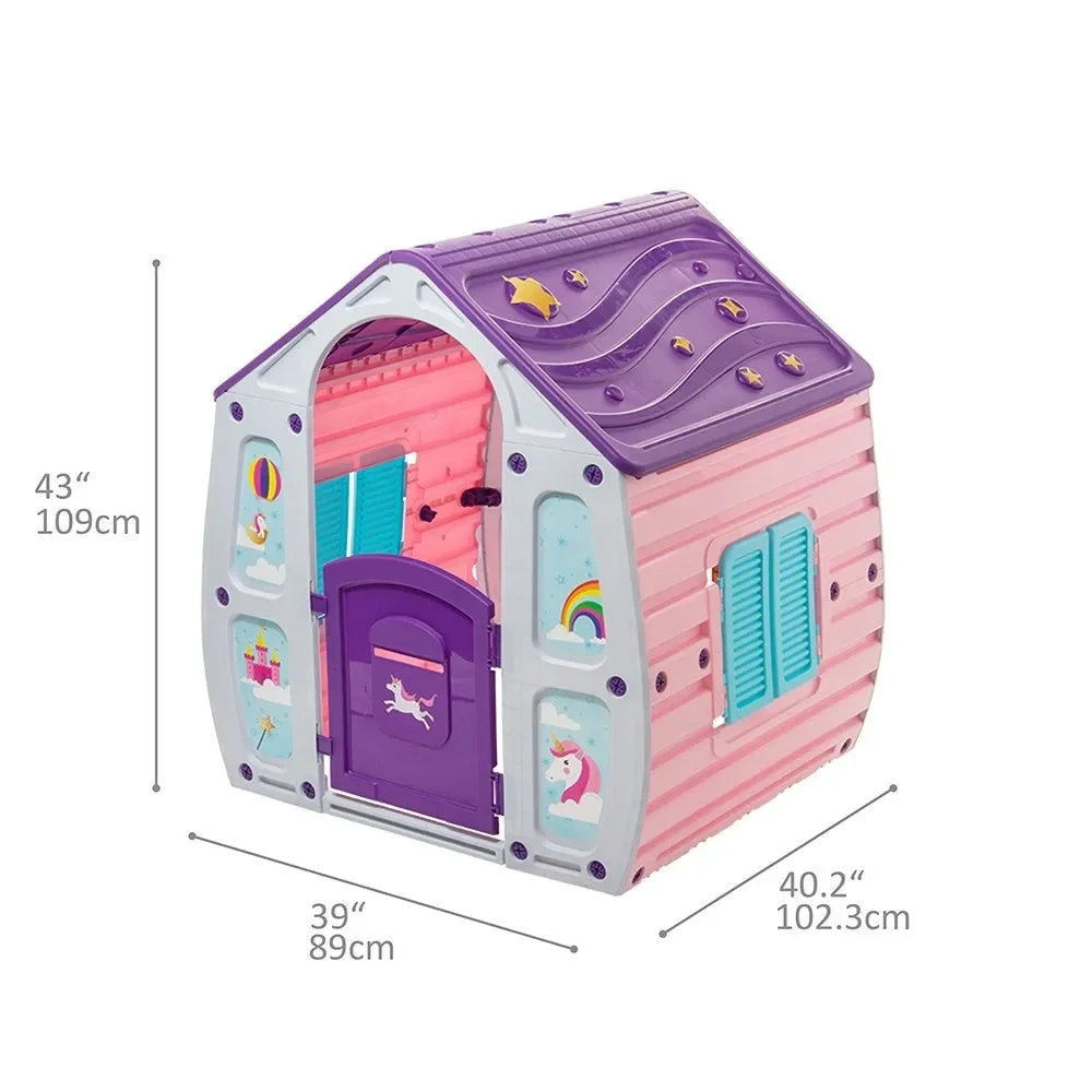 Starplay Unicorn Magical Playhouse – Imaginative Indoor & Outdoor Toy House for Toddlers (Ages 1.5 to 4 Years) - Naivri