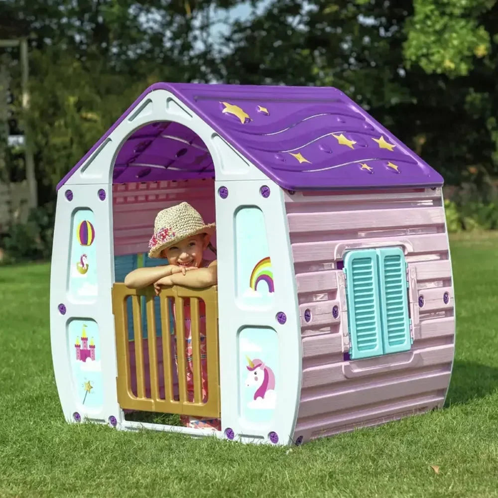 Starplay Unicorn Magical Playhouse – Imaginative Indoor & Outdoor Toy House for Toddlers (Ages 1.5 to 4 Years) - Naivri