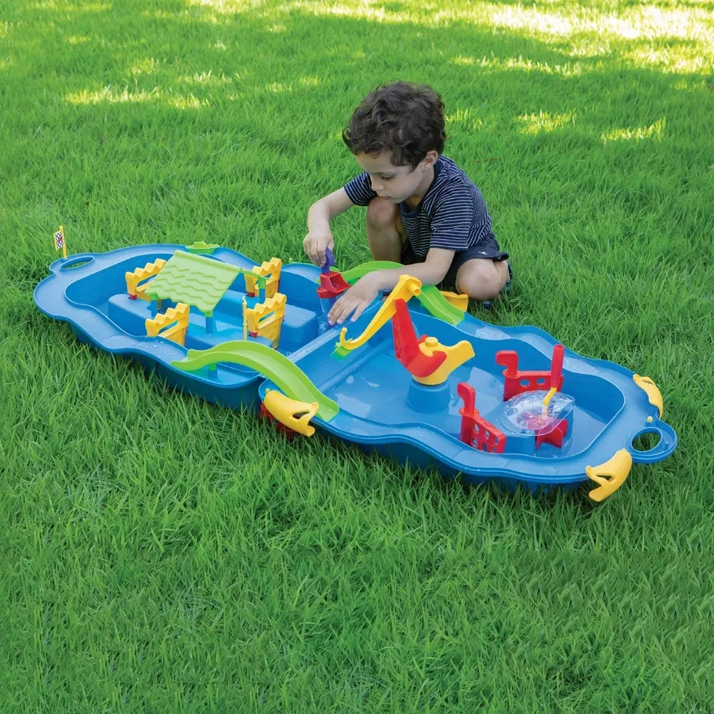 Starplay Water Fun Trolley – Portable Foldable Water Activity Playset for Toddlers - Naivri