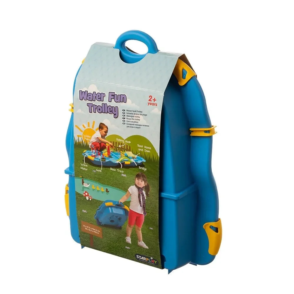 Starplay Water Fun Trolley – Portable Foldable Water Activity Playset for Toddlers - Naivri