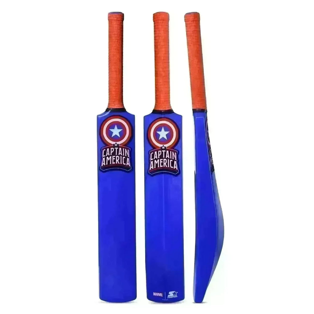 Starter Captain America Cricket Bat N Ball Size 1 - Naivri