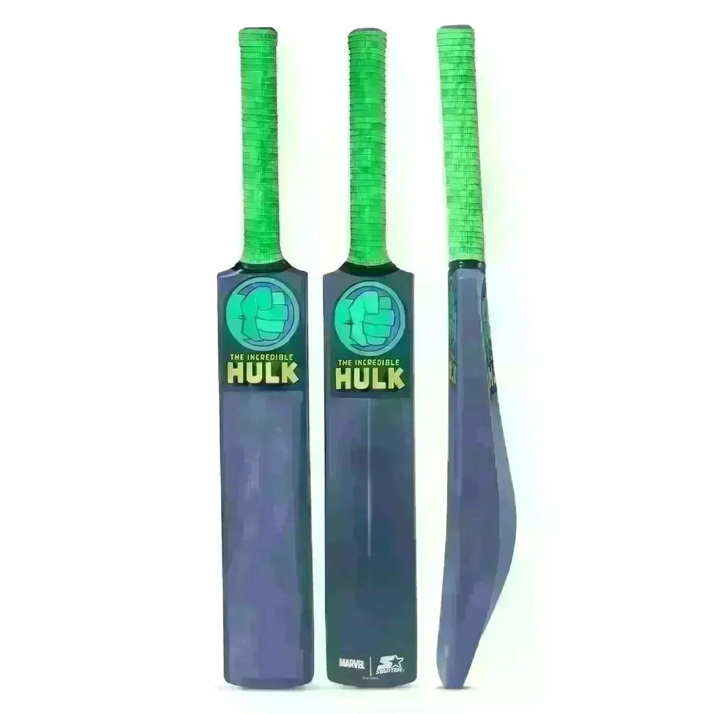 Starter Hulk Cricket Bat N Ball Size 1 – Avengers Edition | Outdoor Cricket Set for Kids 3+ - Naivri