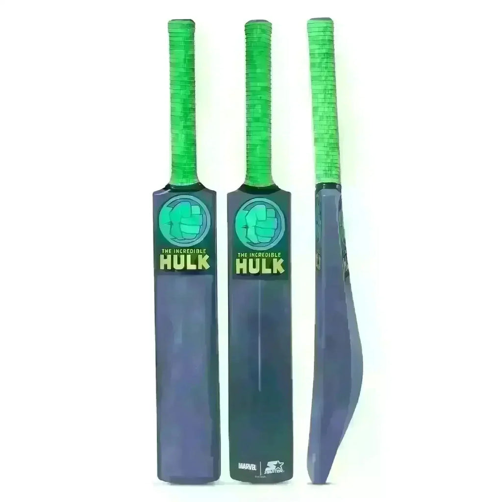Starter Hulk Cricket Bat N Ball Size 1 – Avengers Edition | Outdoor Cricket Set for Kids 3+ - Naivri