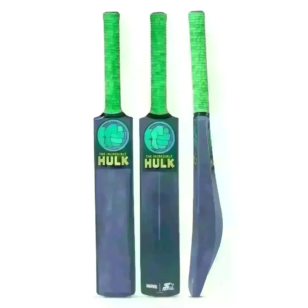 Starter Hulk Cricket Bat N Ball Size 1 – Avengers Edition | Outdoor Cricket Set for Kids 3+ - Naivri