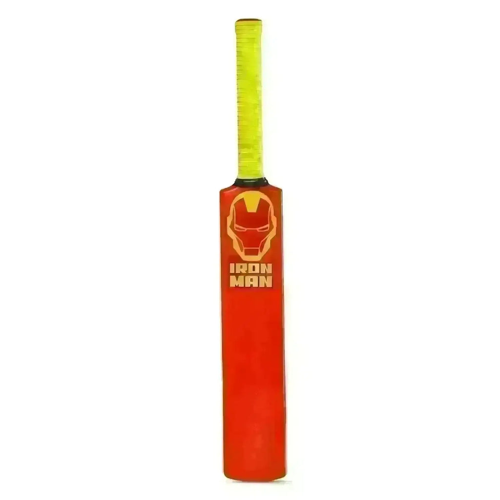 Starter Iron Man Cricket Bat N Ball Size 4 – Lightweight, Durable Cricket Set for Kids 3+ - Naivri