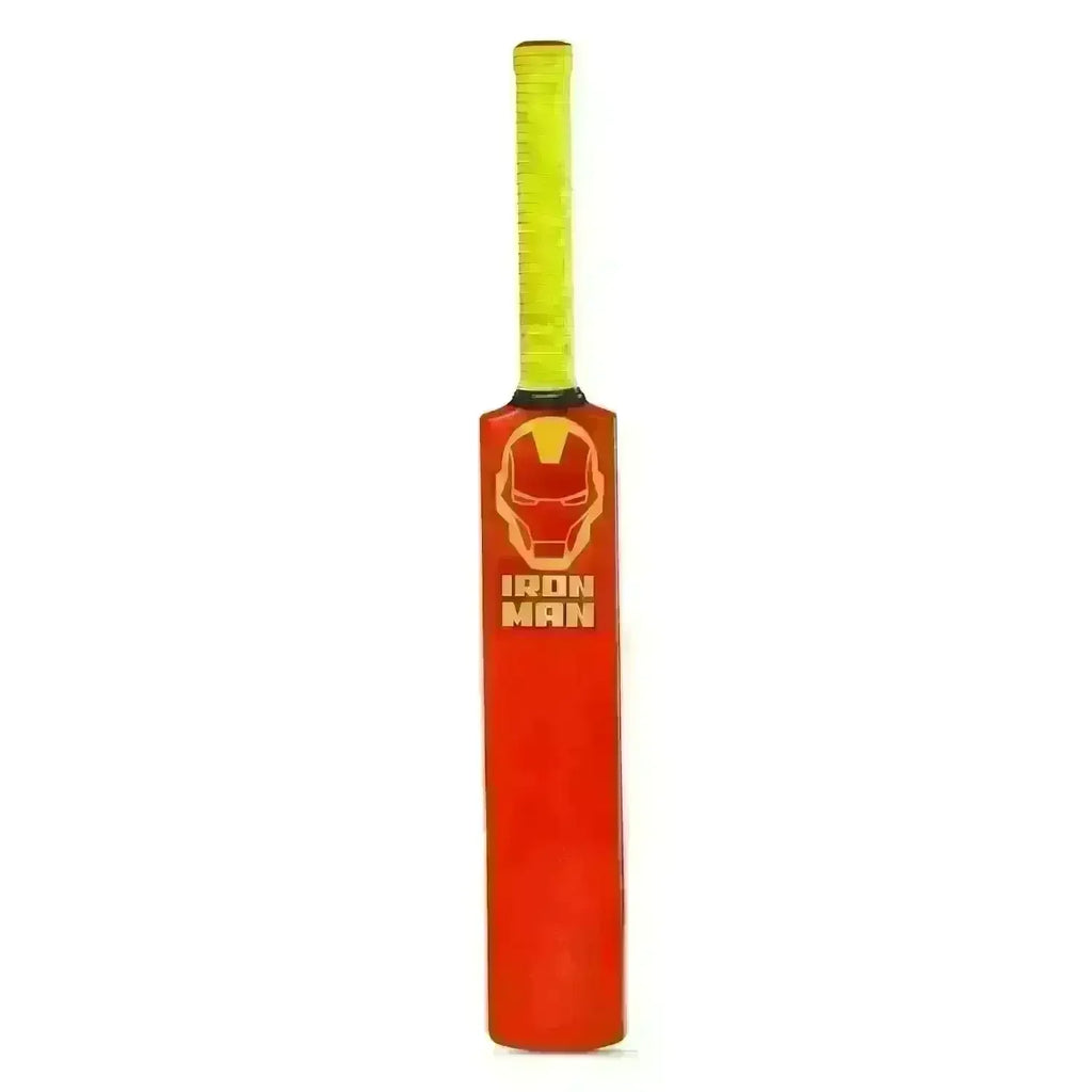 Starter Iron Man Cricket Bat N Ball Size 4 – Lightweight, Durable Cricket Set for Kids 3+ - Naivri