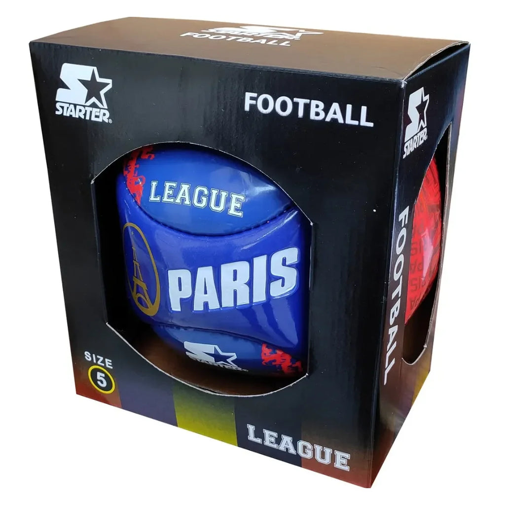 Starter Paris Football Size 5 – Hand-Stitched Durability Meets All-Weather Performance - Naivri