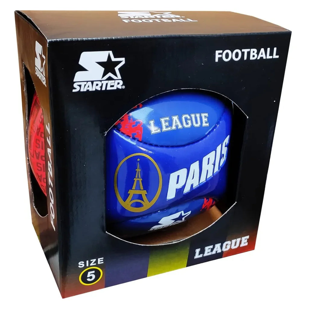 Starter Paris Football Size 5 – Hand-Stitched Durability Meets All-Weather Performance - Naivri