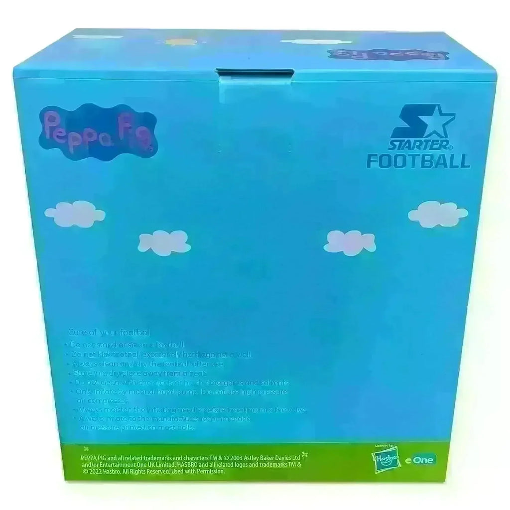 Starter Peppa Pig Football Size 3 – Yellow & Red | Durable PVC Soccer Ball for Kids - Naivri