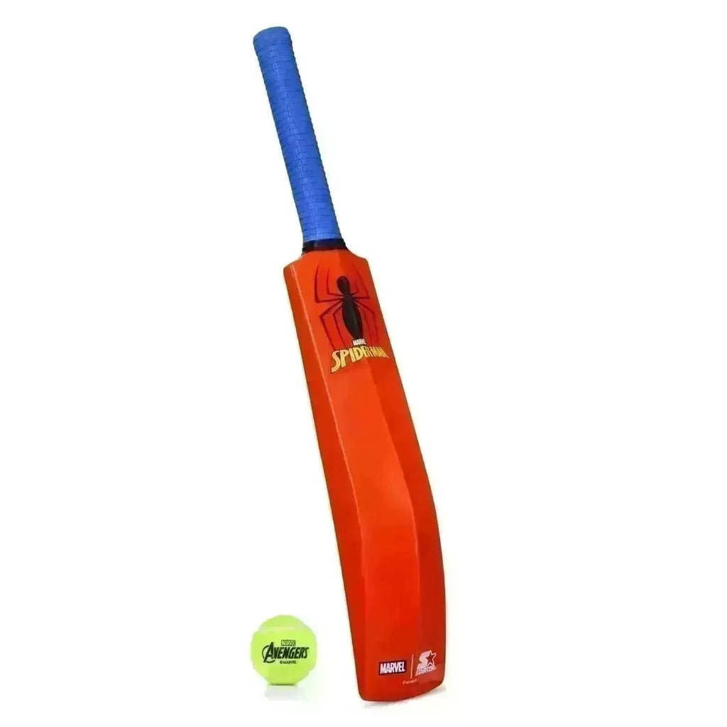 Starter Spider Man Cricket Bat N Ball Size 4 - Naivri