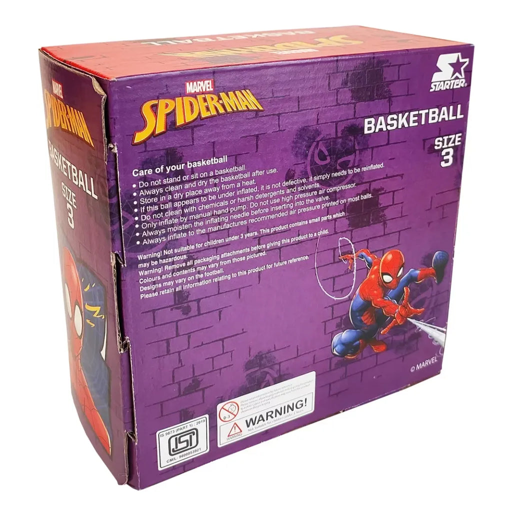 Starter Spiderman Basketball Size 3 - Naivri