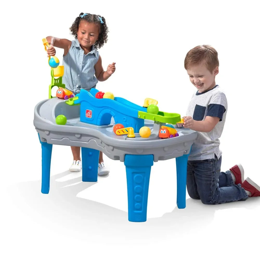Step2 Ball Buddies Truckin’ & Rollin’ Play Table – Interactive Activity Table for Toddlers Aged 2 to 7 Years | Motor Skill & Imagination Development | USA-Made - Naivri