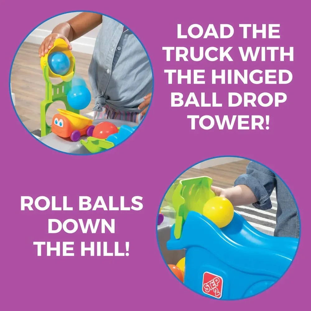 Step2 Ball Buddies Truckin’ & Rollin’ Play Table – Interactive Activity Table for Toddlers Aged 2 to 7 Years | Motor Skill & Imagination Development | USA-Made - Naivri