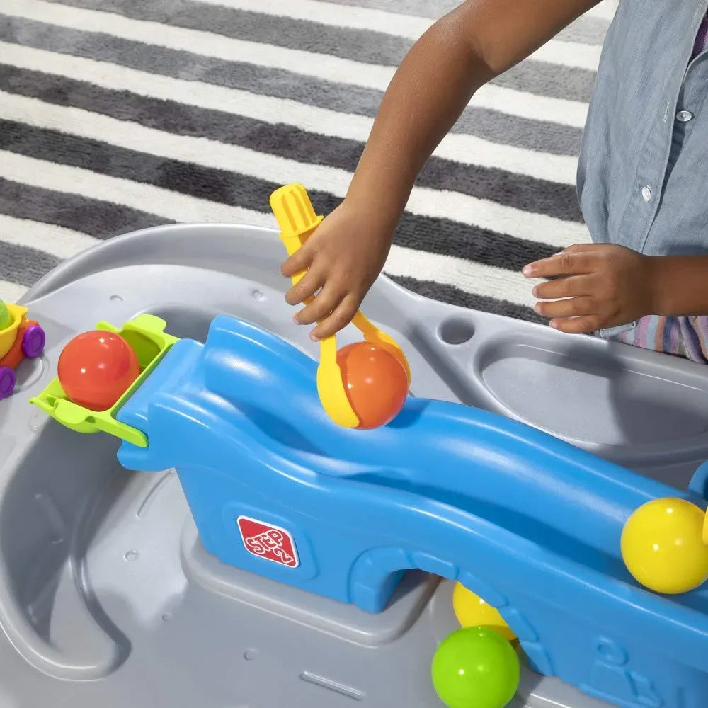 Step2 Ball Buddies Truckin’ & Rollin’ Play Table – Interactive Activity Table for Toddlers Aged 2 to 7 Years | Motor Skill & Imagination Development | USA-Made - Naivri
