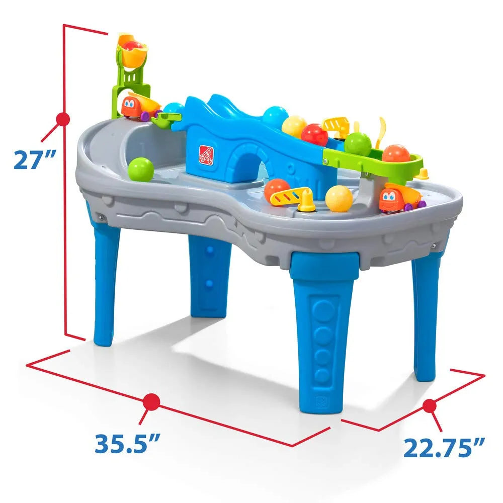 Step2 Ball Buddies Truckin’ & Rollin’ Play Table – Interactive Activity Table for Toddlers Aged 2 to 7 Years | Motor Skill & Imagination Development | USA-Made - Naivri