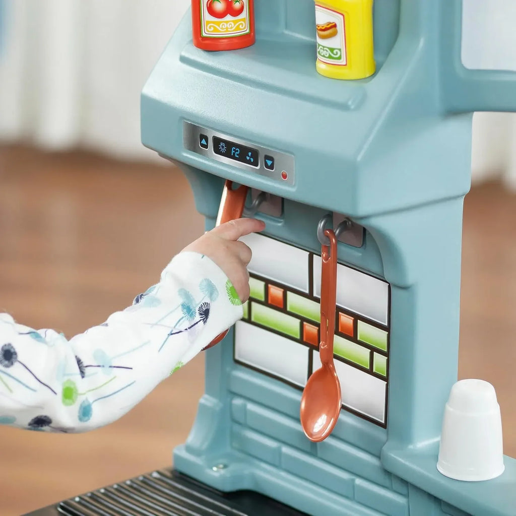 Step2 Best Chef’s Kitchen – Interactive Kids Play Kitchen Set for Ages 2 to 10 | Durable Pretend Cooking Playset with Lights, Sounds & Storage - Naivri