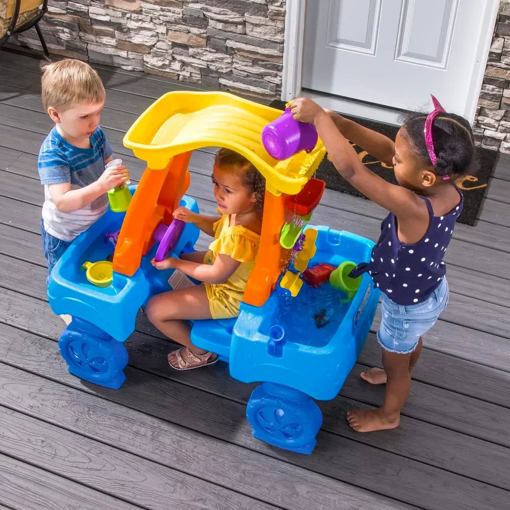 Step2 Car Wash Splash Center – Outdoor Water Fun Meets Imaginative Play for Kids (3 to 8 Years) - Naivri
