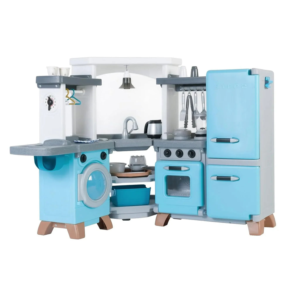 Step2 Cook & Care Corner Kitchen and Nursery – Interactive Role Play Kitchen and Nursery Set for Kids - Naivri
