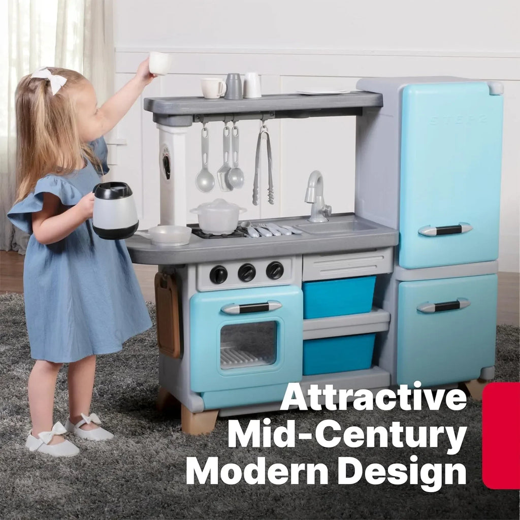 Step2 Cooking Time Kitchen – Realistic Pretend Play Kitchen Set for Toddlers and Kids - Naivri