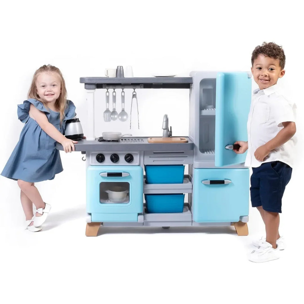 Step2 Cooking Time Kitchen – Realistic Pretend Play Kitchen Set for Toddlers and Kids - Naivri