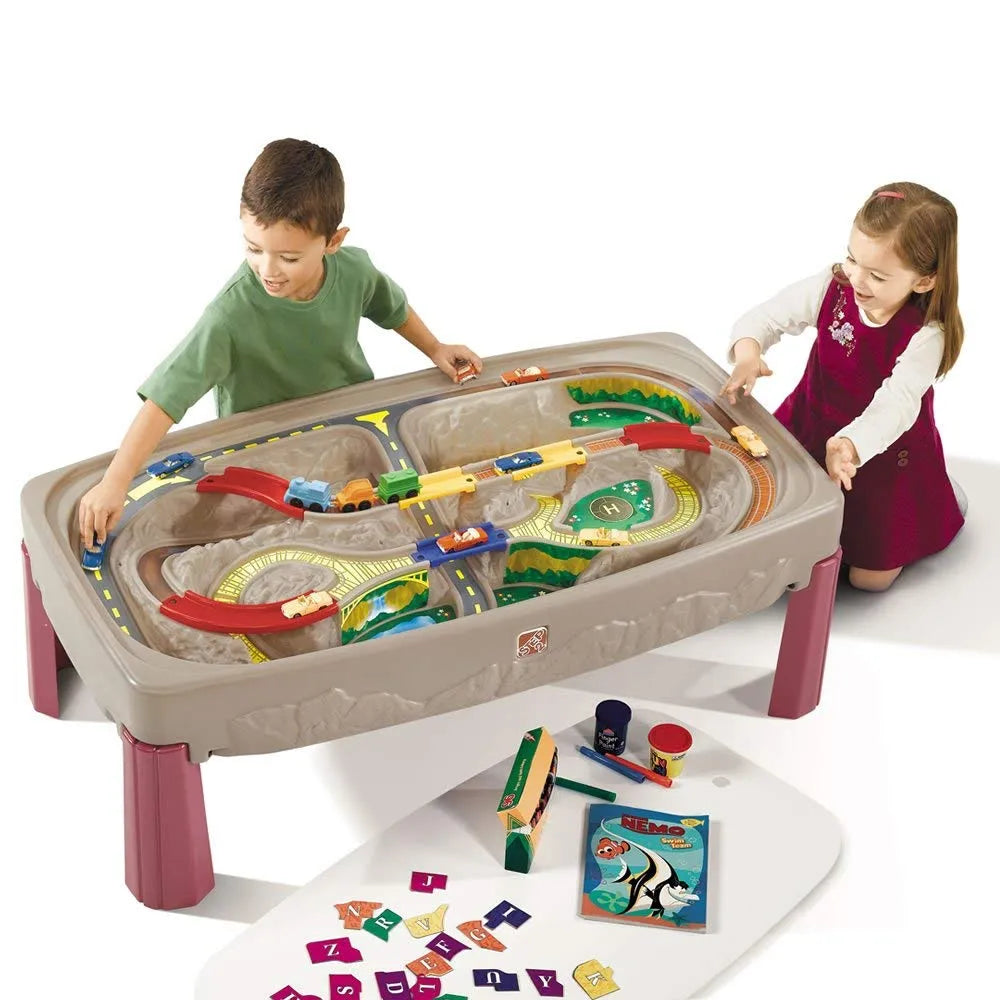 Step2 Deluxe Canyon Road Train & Track Table - Naivri