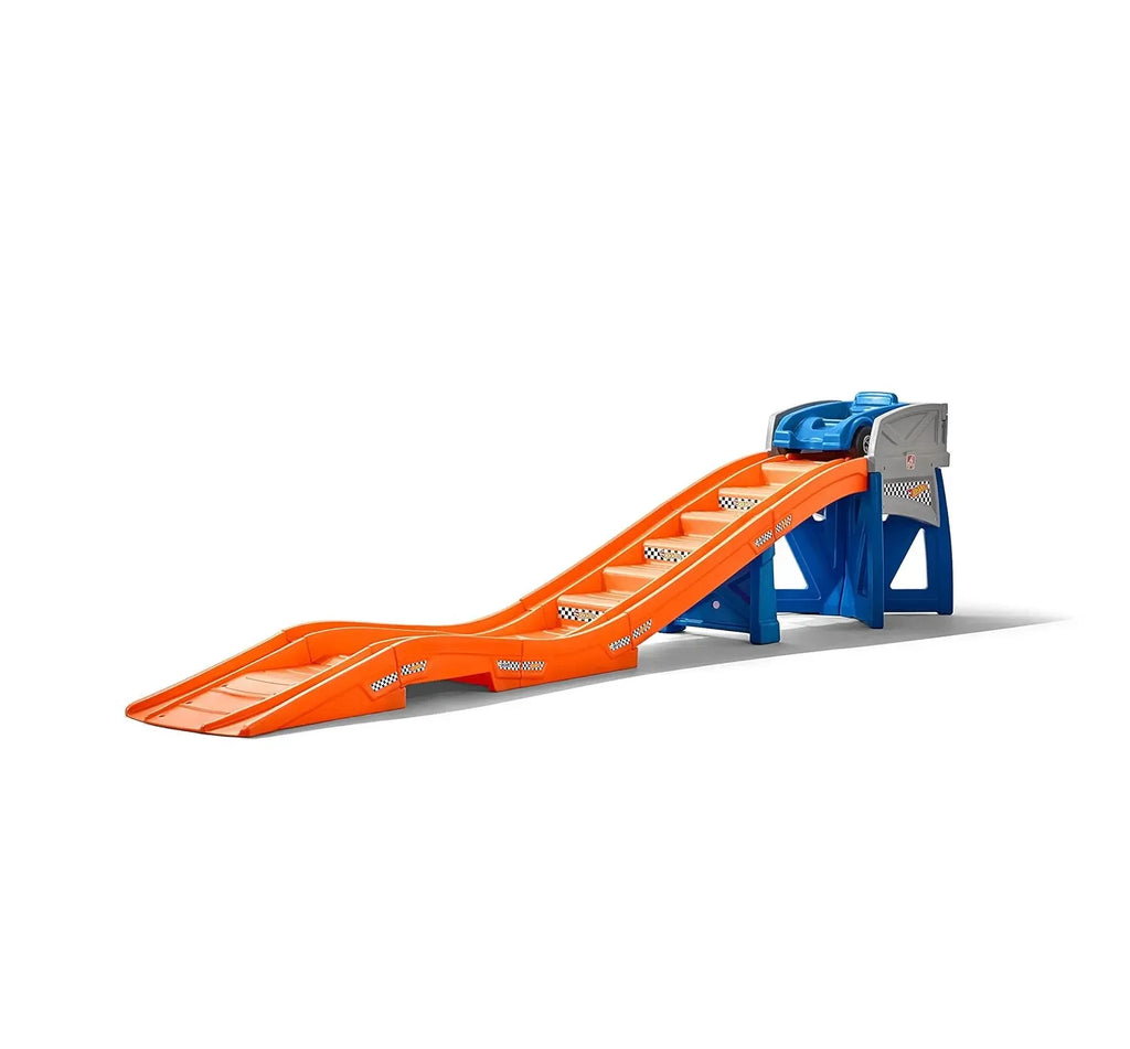 Step2 Extreme Thrill Coaster – Backyard Roller Coaster Ride-On Toy for Kids Ages 3-10 | Durable Outdoor Playset with 14 ft Track & 30-Inch Platform - Naivri