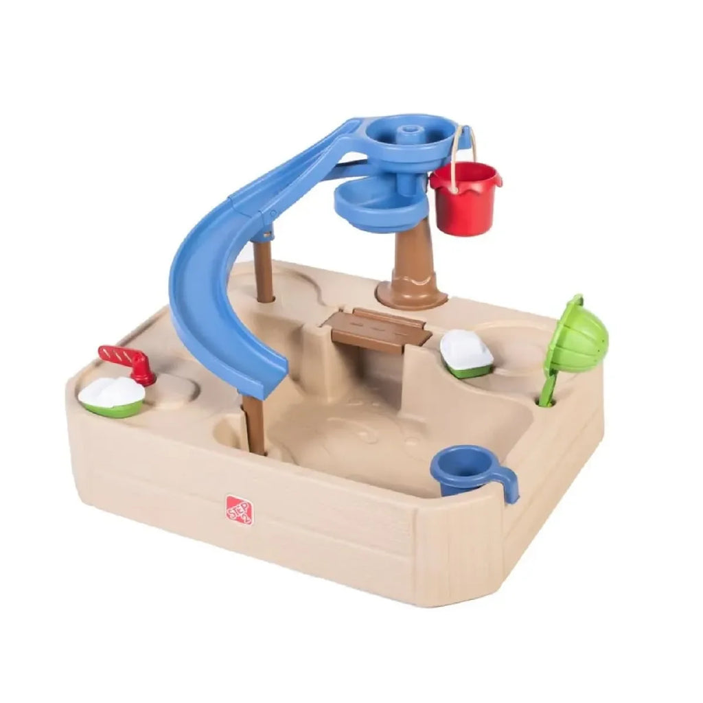 Step2 Naturally Playful Splashway Canal – Interactive Water Playset for Toddlers and Young Kids - Naivri