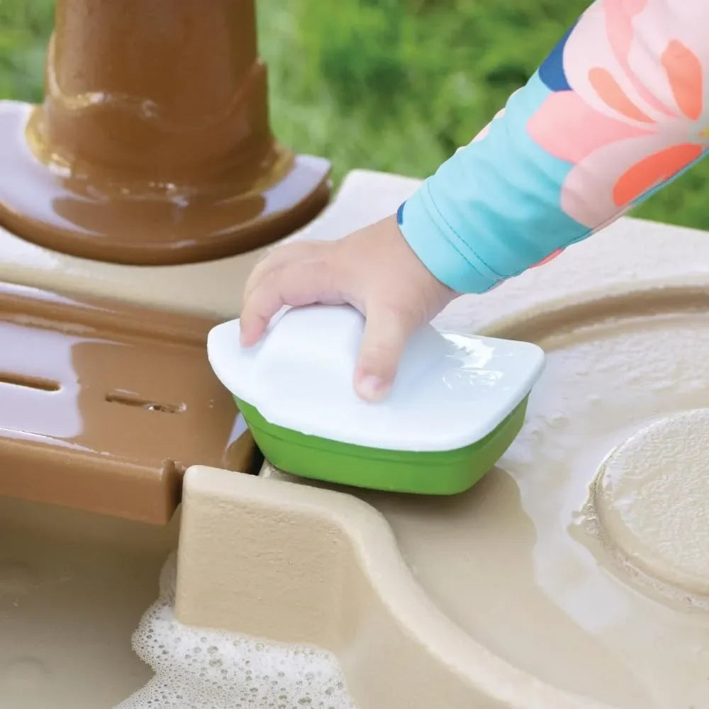 Step2 Naturally Playful Splashway Canal – Interactive Water Playset for Toddlers and Young Kids - Naivri