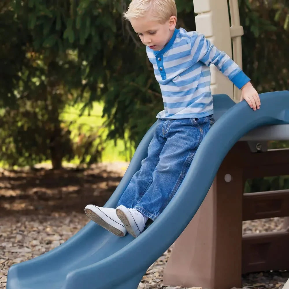 Step2 Play-Up Gym Set – Outdoor Swing Set and Playhouse for Kids - Naivri